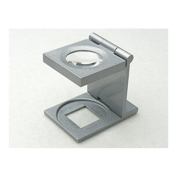 クリアー光学 縞見ルーペ リネンテスター 1mm目盛付 8倍 21mm I-C8N 1個 64-5275-21（直送品）