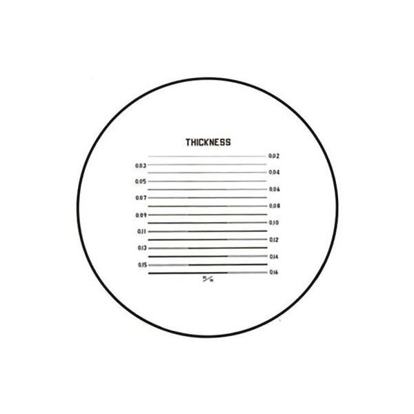 クリアー光学 ガラススケール Φ35mm (タイプ3) P-203N 1個 64-5275-10（直送品）