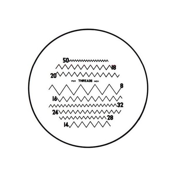 クリアー光学 ガラススケール Φ35mm (タイプ11) P-211N 1個 64-5275-18（直送品）