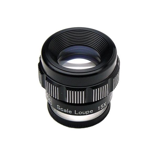 クリアー光学 0.1mm目盛付 スケールルーペ 15倍 21mm 収差補正 クリアー光学 0.1mm目盛付 スケールルーペ 15倍 21mm 収差補正