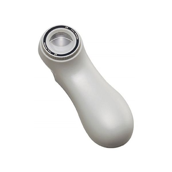 クリアー光学 0.1mm目盛付ライト付ルーペ 8倍 P-824 1個 64-5274-79（直送品）