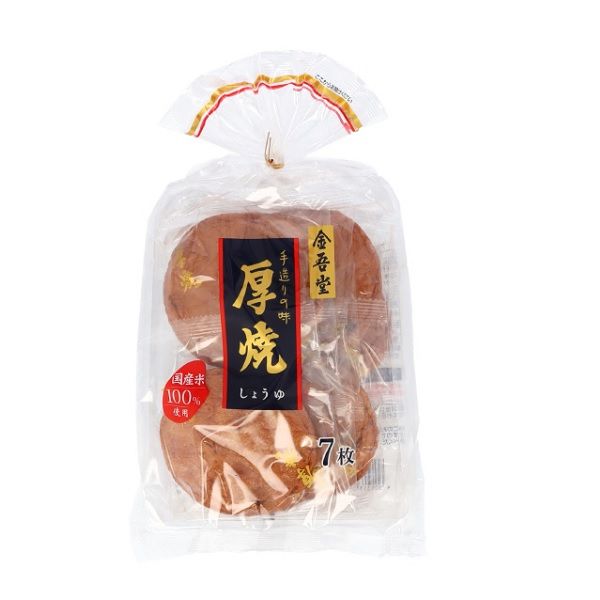 金吾堂製菓 金吾堂 厚焼しょうゆ 4901353052516 1セット(7枚×12