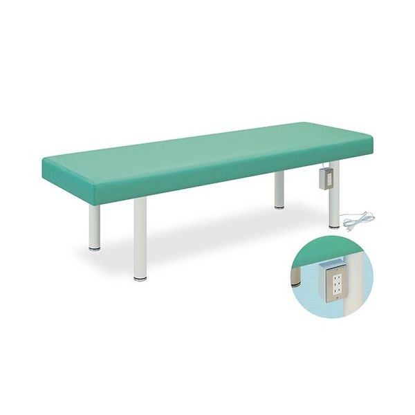 高田ベッド製作所 コンセント付DXベッド 幅55×長さ180×高さ50cm アイボリー TB-927 1個 63-4367-47（直送品）