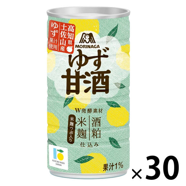 森永 ゆず甘酒 185g 1箱（30缶入）