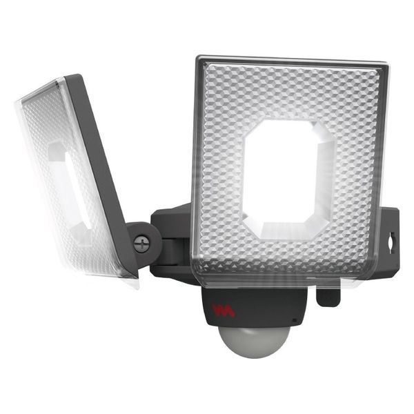 ムサシ LED-AC2014 7.5W×2灯 LEDセンサーライト　1個（直送品）