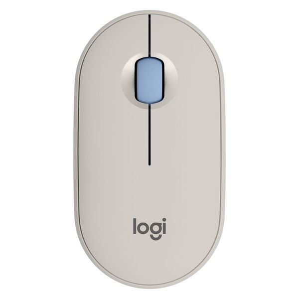 ロジクール Bluetoothマウス 静音 3ボタン 無線 ワイヤレス PEBBLE MOUSE2 グレージュ M350SGY