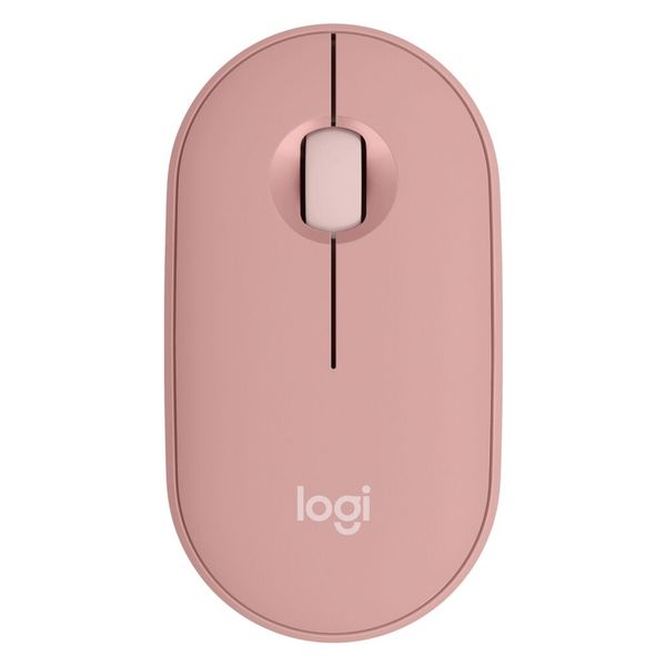 ロジクール Bluetoothマウス 静音 3ボタン 無線 ワイヤレス PEBBLE MOUSE2 ローズ M350SRO 1個