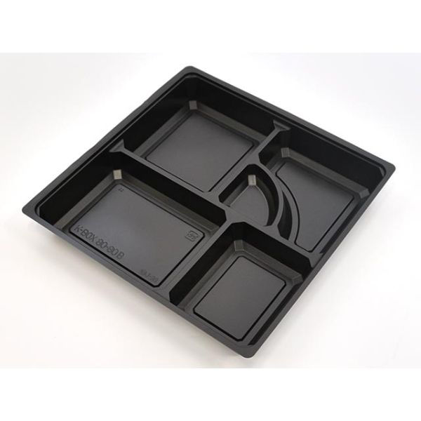 ケーピープラテック K-BOX 80-80B 中仕切黒 00458406 1袋(50個)（直送品）