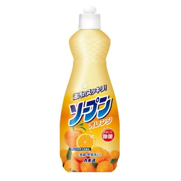カネヨ石鹸 食器用洗剤 ソープンオレンジ 600mL  00699393 1個（直送品）