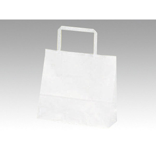 福助工業 紙袋 紙手提袋 ラッピーバッグNo.9 晒無地 0121304 1袋(50個)（直送品）