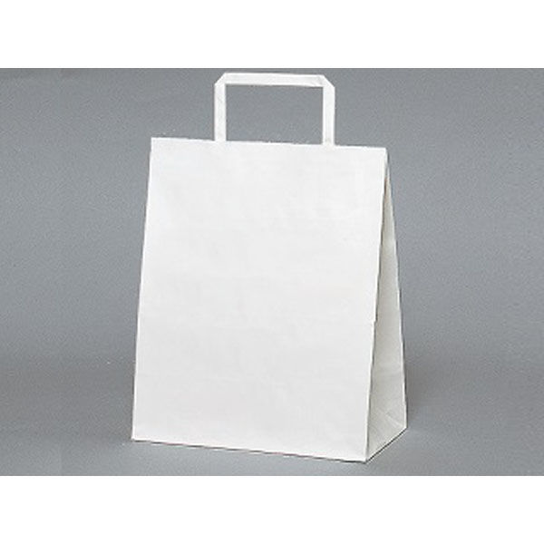 福助工業 紙袋 紙手提袋 SS-1 晒無地 平紐 0121239 1袋(50個)（直送品）