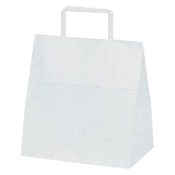 福助工業 紙袋 紙手提袋 ラッピーバッグNo.11 晒無地 0121509 1袋(50個)（直送品）