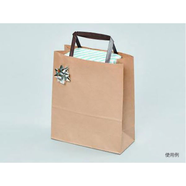 福助工業 紙袋 ラッピーバッグNo.20-23.5 未晒無地BH 0124028 1袋(50個)（直送品）