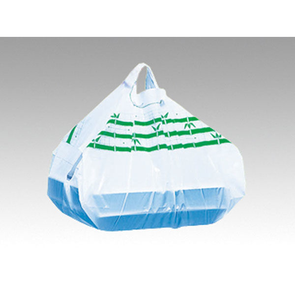 福助工業 弁当用レジ袋 SKバッグ No.30 竹 0489417 1袋(100個)（直送品）