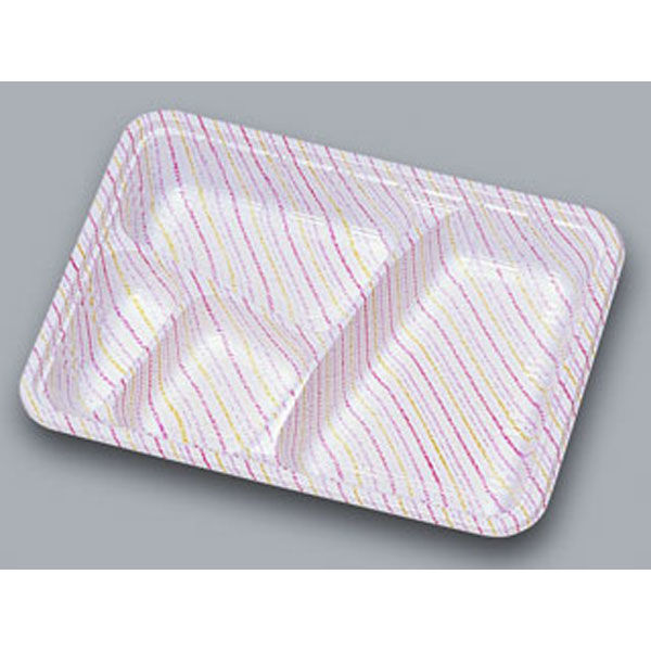 福助工業 弁当容器 LC新 LC-623 ハーモニー 透明蓋付 0576433 1袋(50個)（直送品）