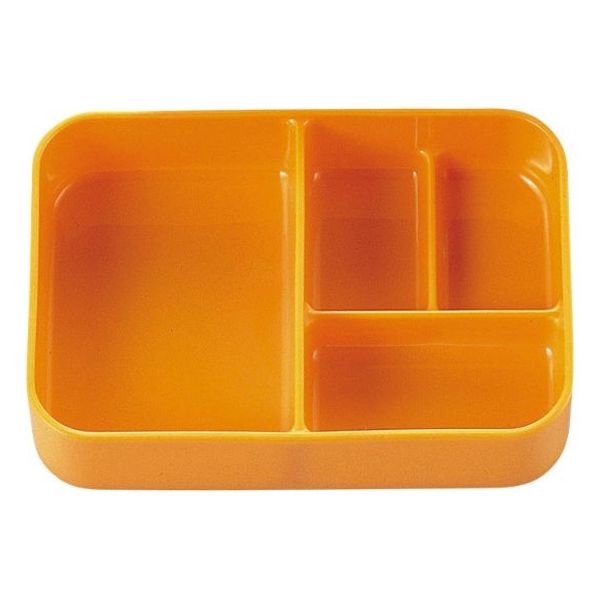 タカギ産業  弁当容器 B-128Y  [本体]イエロー10 [蓋]透明・アニマルクラブA 1003299 100枚(10枚×10)（直送品）