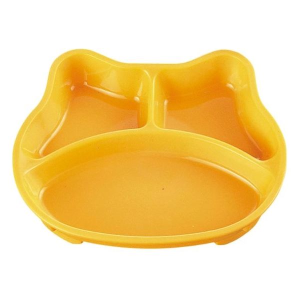 タカギ産業  弁当容器 B-182 [本体]イエロー10 [蓋]透明・新ネコ 1011499 100枚(10枚×10)（直送品）