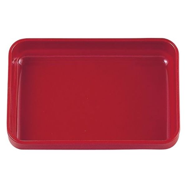 タカギ産業  弁当容器 B-200 [本体]ワイン [蓋]透明・コスモス 1016599 100枚(10枚×10)（直送品）