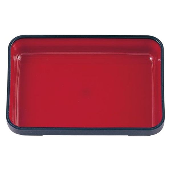 タカギ産業  弁当容器 BW-340 [本体]紺・内赤22 [蓋]紺・ラディッシュ 1111099 100枚(10枚×10)（直送品）