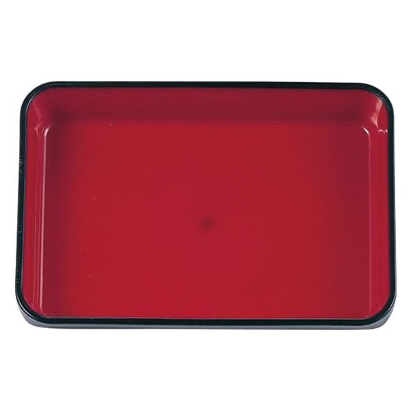 タカギ産業  弁当容器 BW-550 [本体]黒・内赤40 [蓋]黒・しゃくやく 1117599 100枚(10枚×10)（直送品）