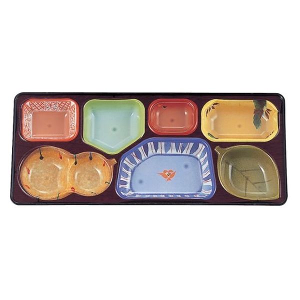 タカギ産業  弁当容器 PR-5 [本体]黒・内A [蓋]黒・アーモンド 1150799 100枚(10枚×10)（直送品）