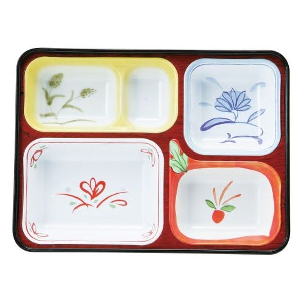 タカギ産業  弁当容器 PR-16 [本体]黒・内A [蓋]黒・若草 1155399 100枚(10枚×10)（直送品）