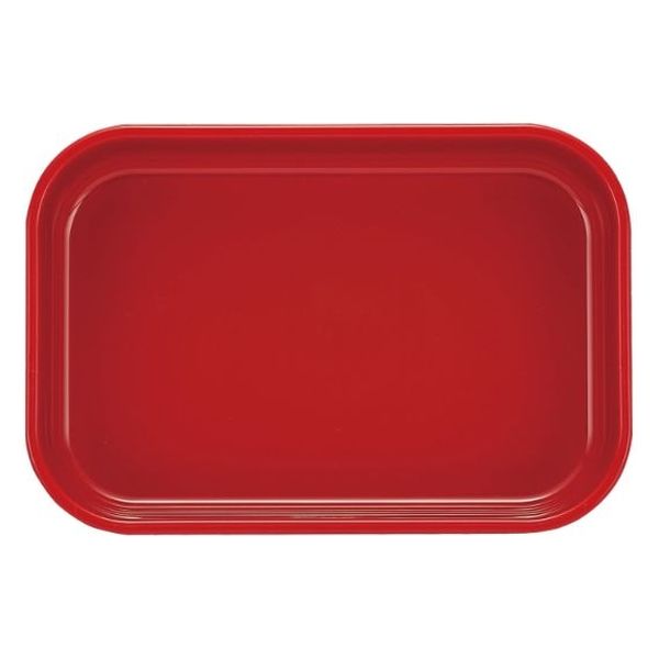 タカギ産業  弁当容器 BR-509 [本体]ワイン [蓋]透明・クローバー(イエロー) 1304999 100枚(10枚×10)（直送品）