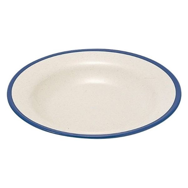 タカギ産業  丸皿 SW-127 ブルー・内ストーン 1400227 100枚(10枚×10)（直送品）