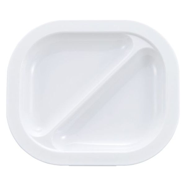 タカギ産業  弁当容器 SY-2 [本体]白 [蓋]透明・無地 1400398 100枚(10枚×10)（直送品）