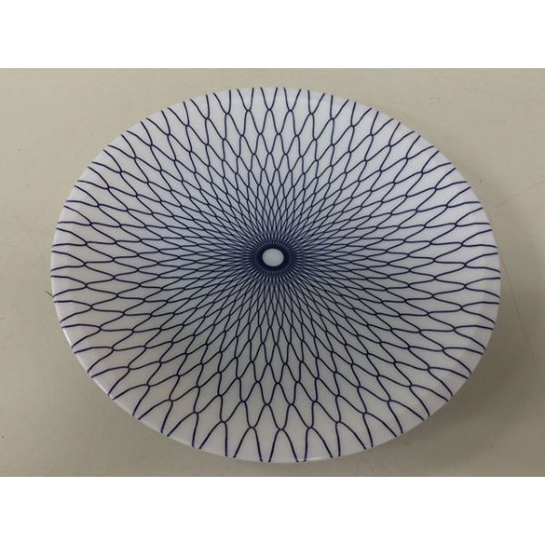 ニシキ 刺身・鮮魚容器 D-35 網目ブルー  2100353150 120枚(10枚×12)（直送品）