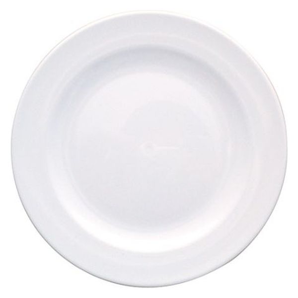 ニシキ 惣菜容器 洋皿(19)白磁  2103190300 300枚(25枚×12)（直送品）