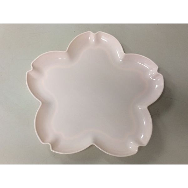 ニシキ 寿司容器 いろどり(30)ピンク  2192301700 80枚(5枚×16)（直送品）