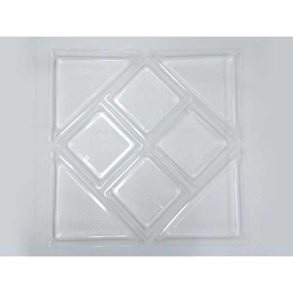 ニシキ 角皿H-40用中仕切B透明 2636028000 40点（直送品）