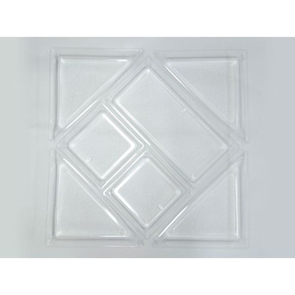 ニシキ 角皿H-40用中仕切C透明 2636038000 40点（直送品）