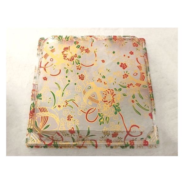 ニシキ 角皿(S-40)フタ 手まり 2648408050 40枚(10枚×4)（直送品）