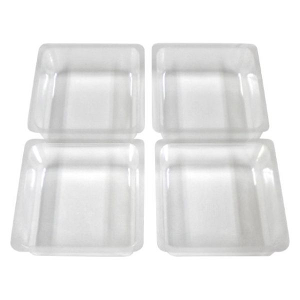 ニシキ 角皿(H-16)4個仕切 透明 2942000004 100点（直送品）