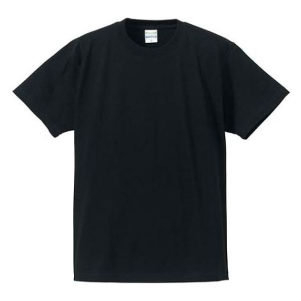 United Athle 5001綿Tシャツ L ブラック 500101102 1袋(1個)（直送品）