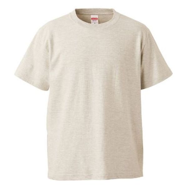 United Athle 5001綿Tシャツ L オートミール 500101106 1袋(1個)（直送品）