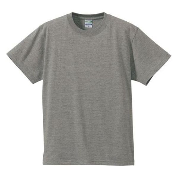 United Athle 5001綿Tシャツ 3L ミックスグレー 500101204 1袋(1個)（直送品）