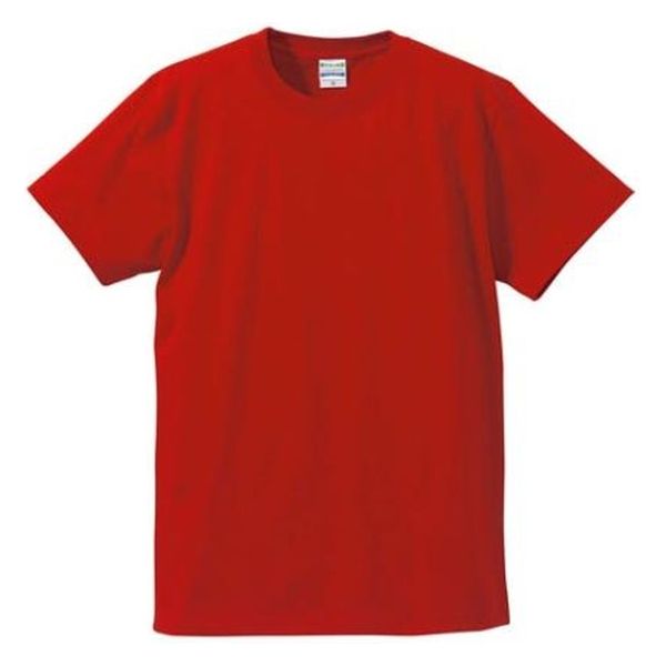 United Athle 5001綿Tシャツ 3L レッド 500101222 1袋(1個)（直送品）