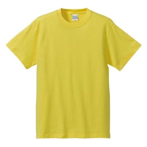 United Athle 5001綿Tシャツ 4L イエロー 500101259 1袋(1個)（直送品）