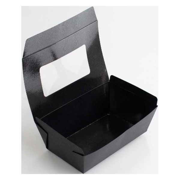 北原産業 紙製容器 テイクボックス100FBB(PP)窓付 CE20707 500枚(25枚×20)（直送品）