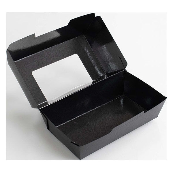 北原産業 紙製容器 PT-200BB(PP)窓付 CE20722 300枚(25枚×12)（直送品）