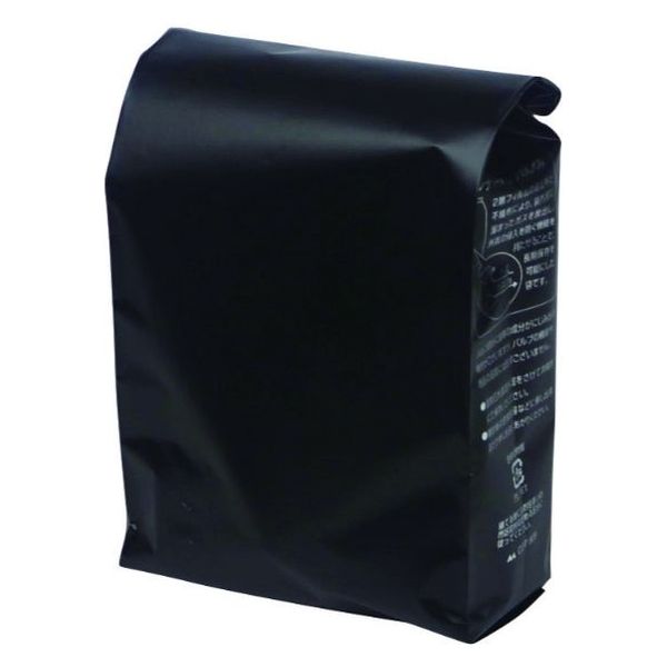 ヤマニパッケージ  コーヒー用袋 COT-515 ブレスパック200g マット黒 COT-515 1000枚(100枚×10)（直送品）