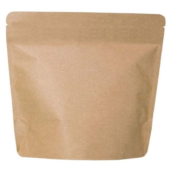 ヤマニパッケージ  コーヒー用袋 COT-851 スタンドチャック袋200g茶インナーバルブ付 COT-851 500枚(50枚×10)（直送品）