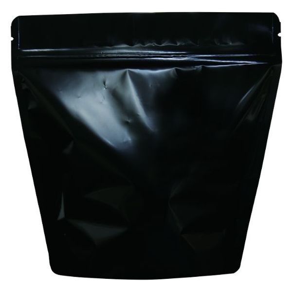 ヤマニパッケージ  コーヒー用袋 COT-862 スタンドチャック袋300g黒インナーバルブ付 COT-862 500枚(100枚×5)（直送品）
