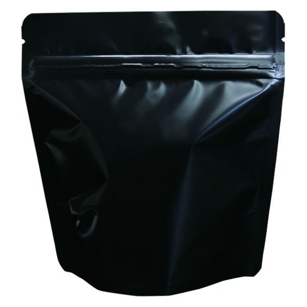 ヤマニパッケージ  コーヒー用袋 COT-872 スタンドチャック袋100g黒インナーバルブ付 COT-872 500枚(100枚×5)（直送品）