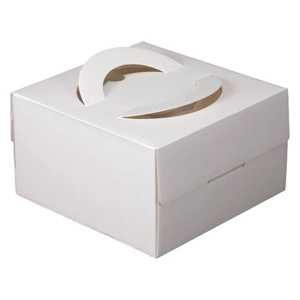 ヤマニパッケージ  ケーキ箱 エコデコ5号トレーなし DE-54 100箱(10箱×10)（直送品）