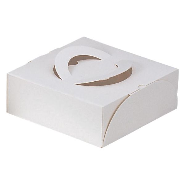 ヤマニパッケージ  ケーキ箱 エコガトー6号トレーなし DE-74 100箱(50箱×2)（直送品）