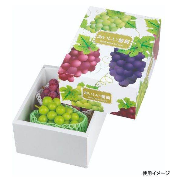 ヤマニパッケージ 青果用贈答箱 デリシャス葡萄 L-2279 30箱（10箱×3）（直送品）